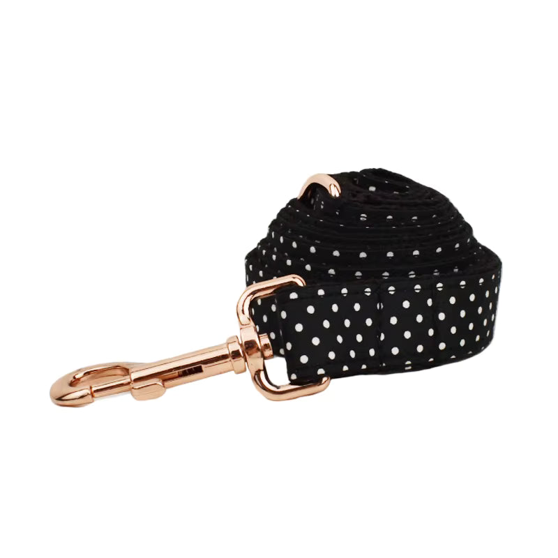 PERSONALIZED BLACK POLKA DOT CLASSIC SET