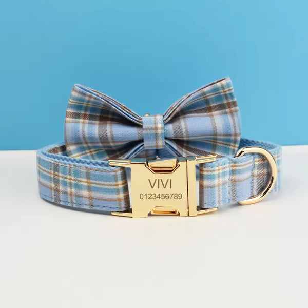 BLUE PLAID SET