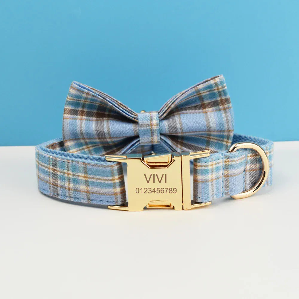 BLUE PLAID SET