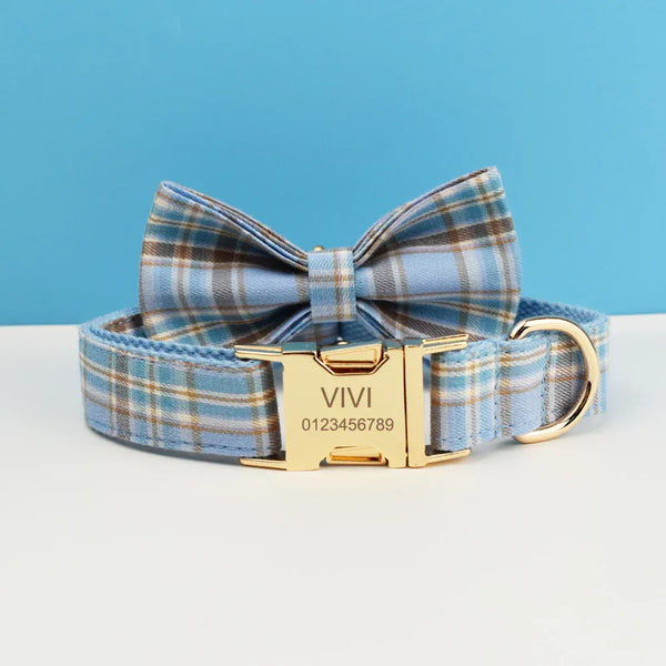 BLUE PLAID SET