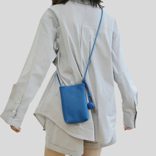 POLYCOLOR HANGING BALL LEATHER BAG