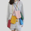 POLYCOLOR HANGING BALL LEATHER BAG