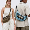AIRY NYLON CRESCENT SLING BAG