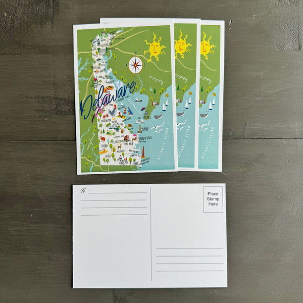 DELAWARE 4" X 6" POSTCARD