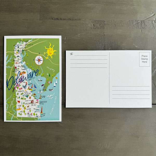 DELAWARE 4" X 6" POSTCARD