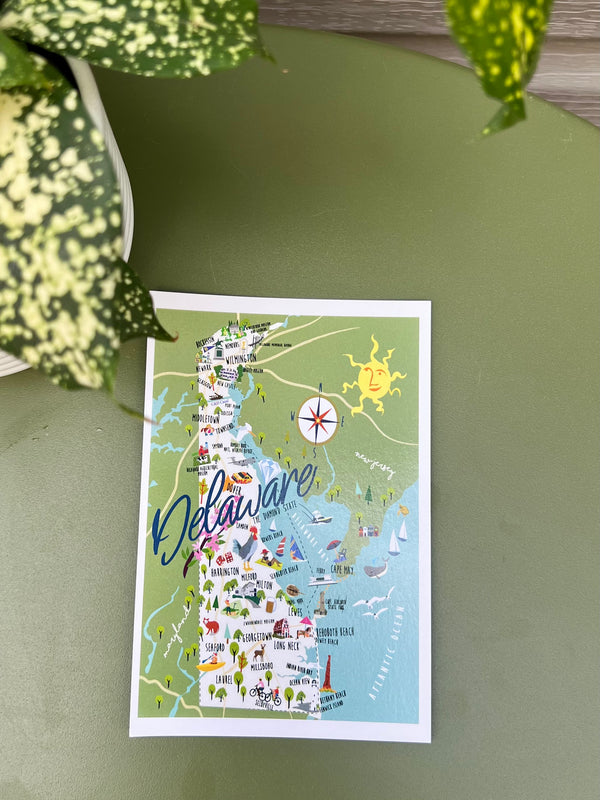 DELAWARE 4" X 6" POSTCARD