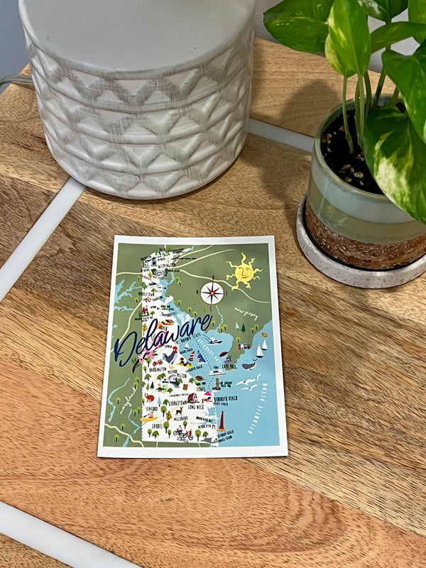 DELAWARE 4" X 6" POSTCARD