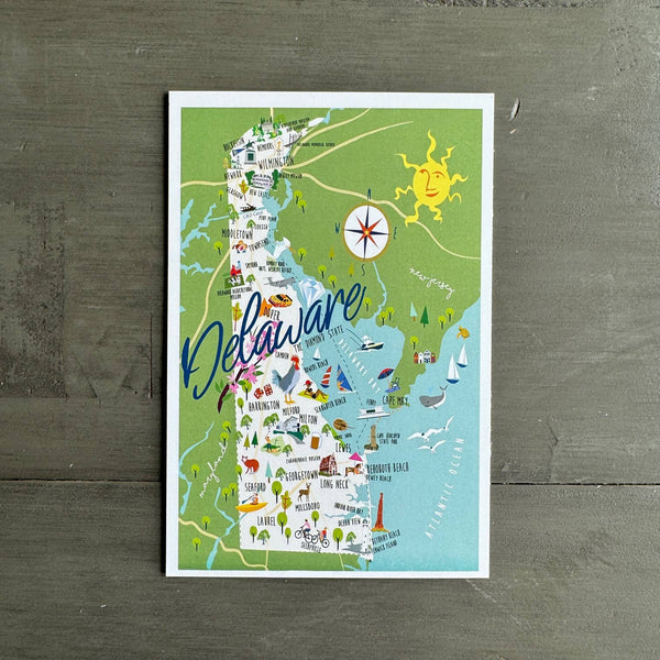 DELAWARE 4" X 6" POSTCARD