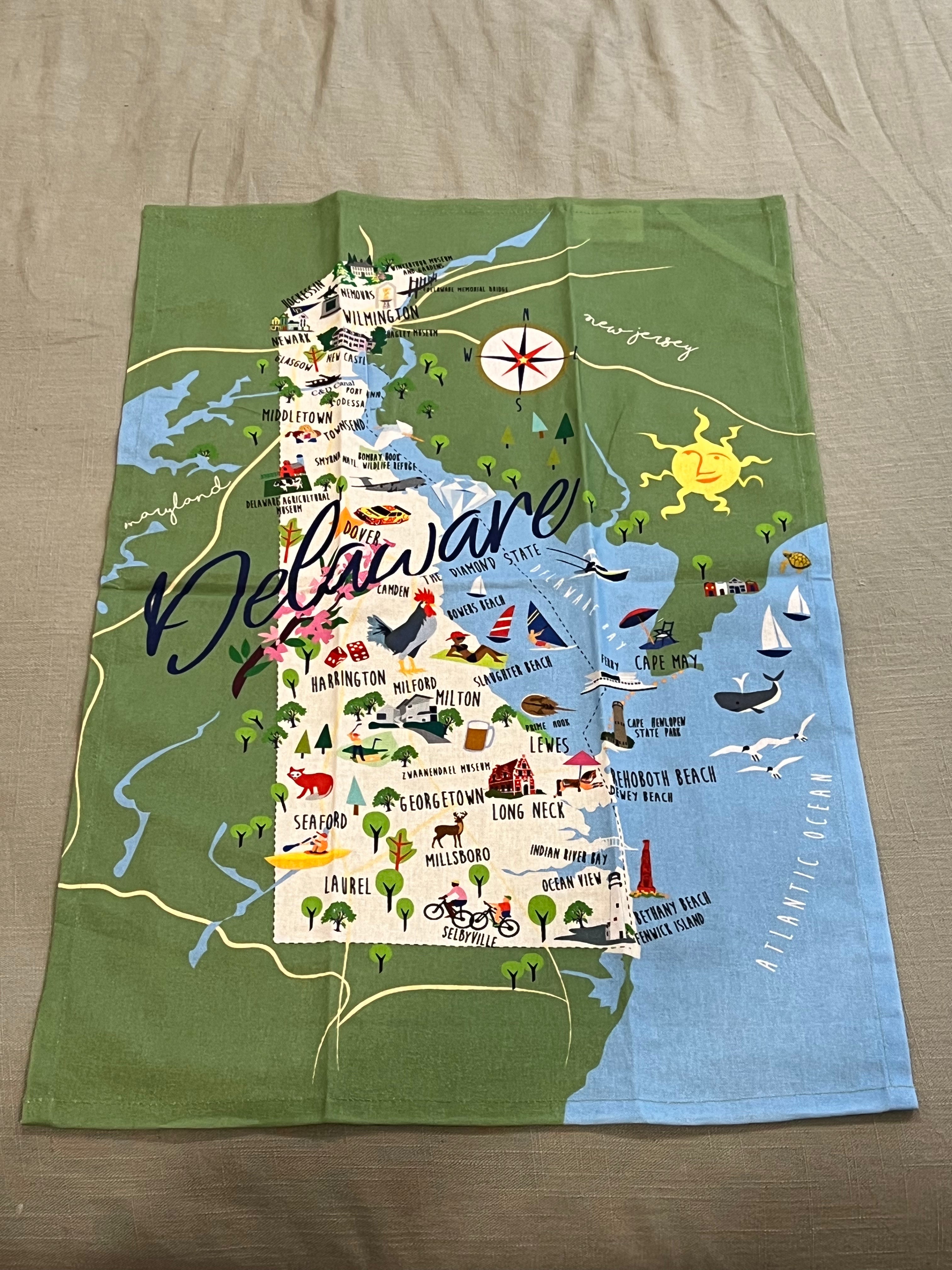 DELAWARE TEA TOWEL
