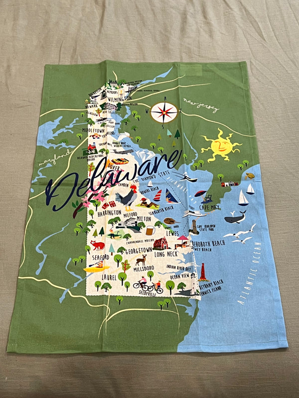 DELAWARE TEA TOWEL