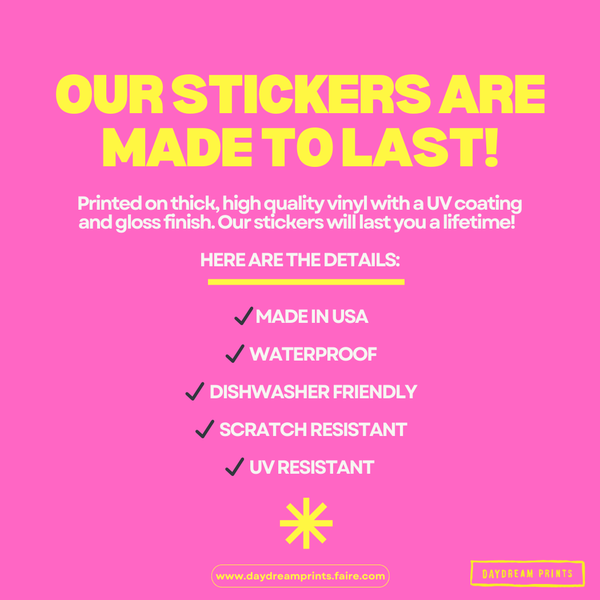TANNED AND TIPSY STICKER
