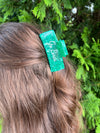 BIRDS CURSIVE HAIR CLAW CLIP