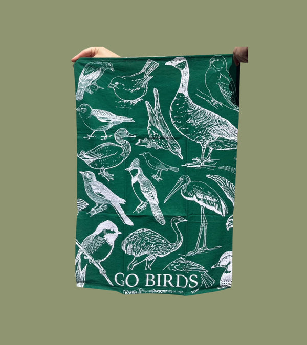 GO BIRD TEA TOWEL
