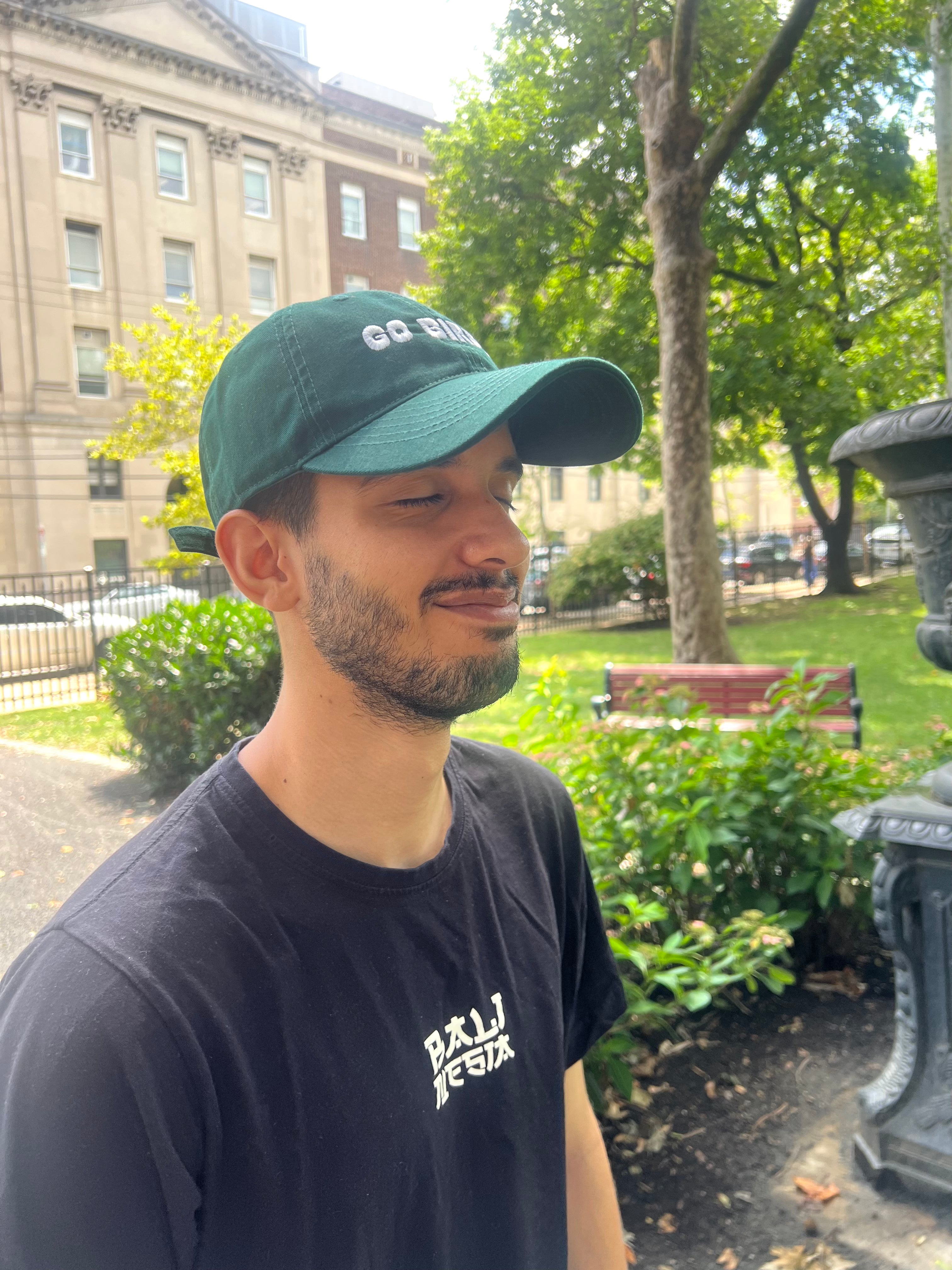 GO BIRD BUBBLE LETTER HAT