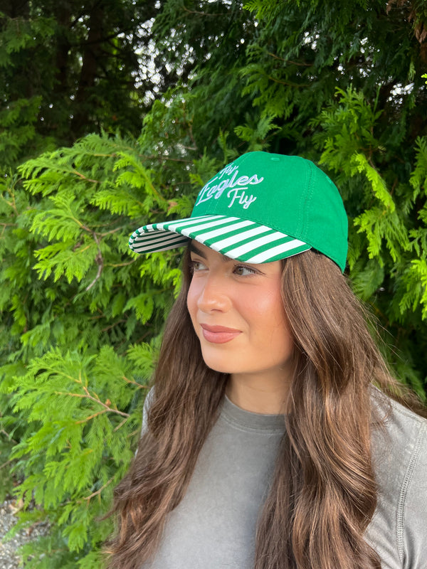 STRIPED PHILLY FOOTBALL EMBROIDERED HAT