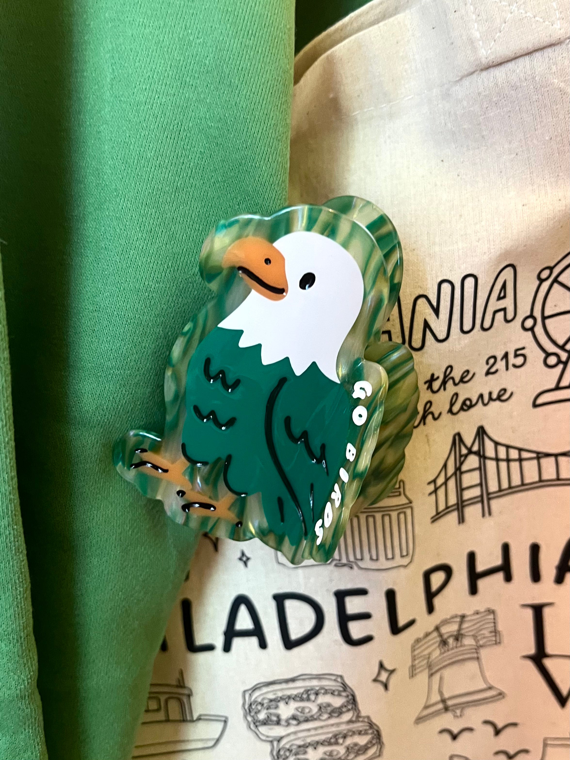 GO BIRD EAGLE HAIR CLIP  V2
