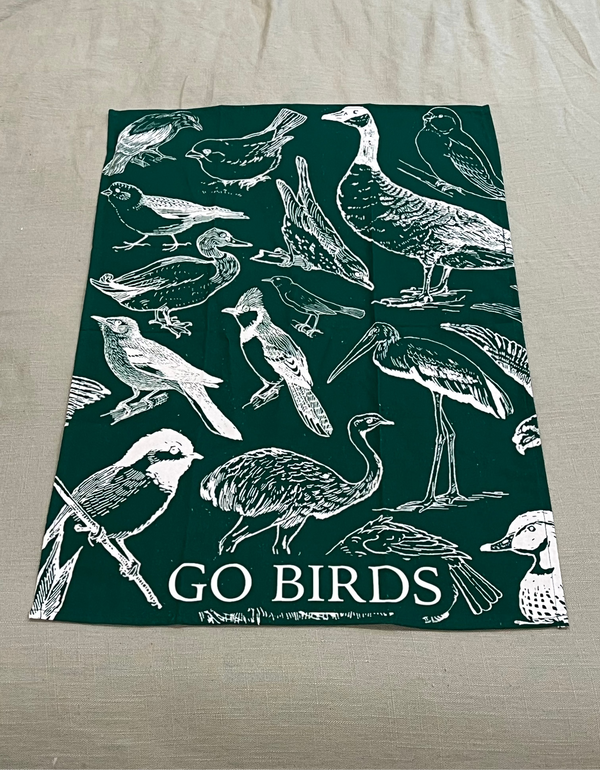 GO BIRD TEA TOWEL