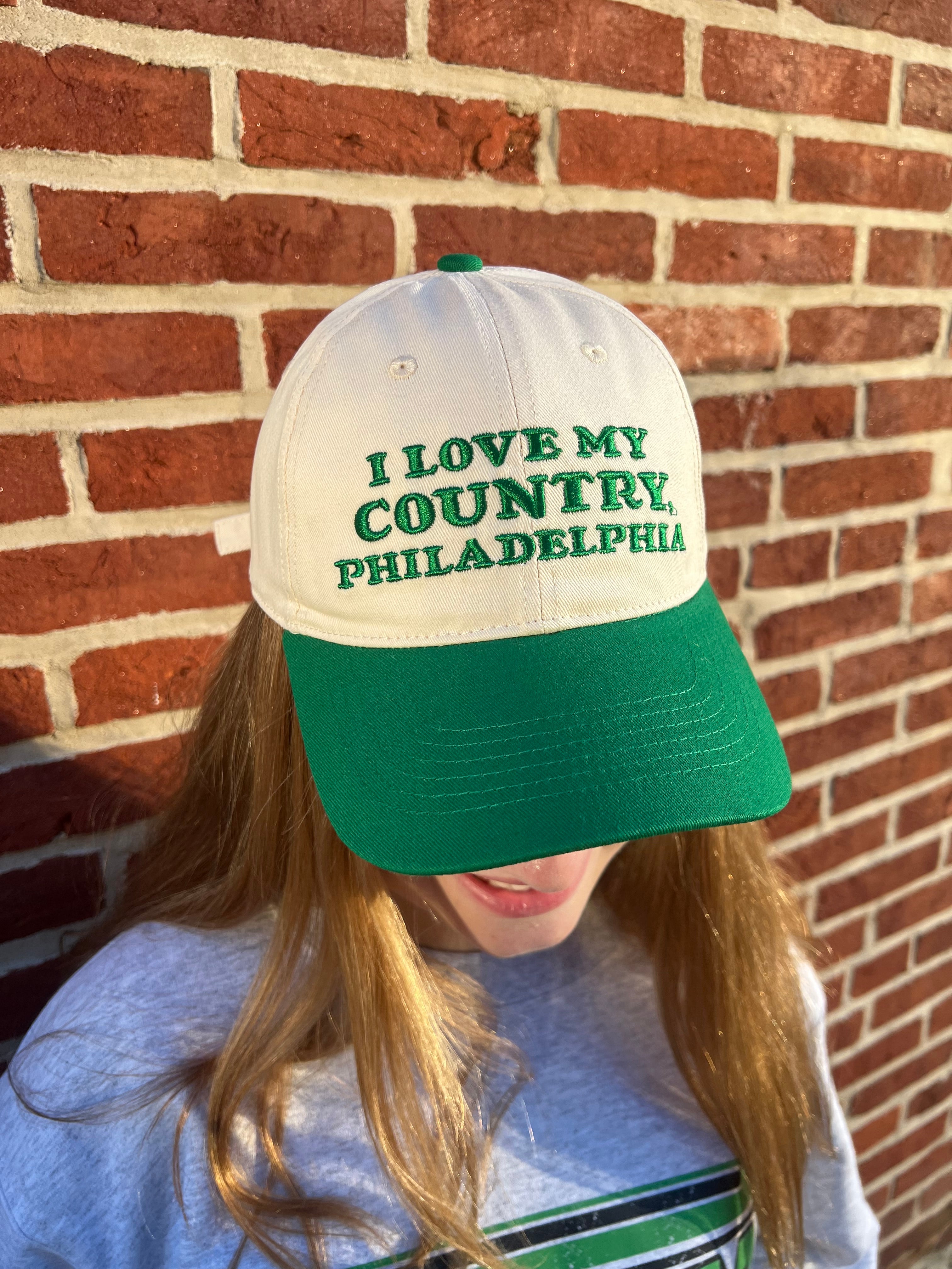 I LOVE MY COUNTRY, PHILADELPHIA DAD HAT