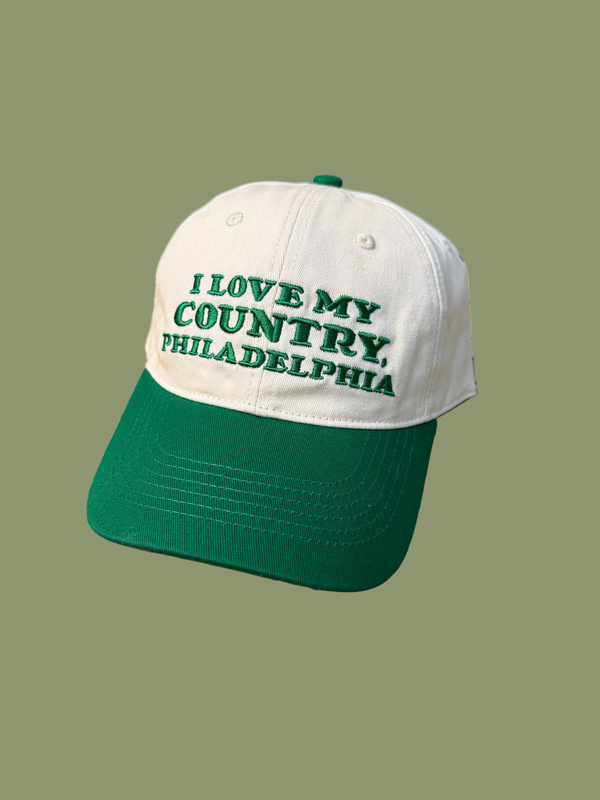 I LOVE MY COUNTRY, PHILADELPHIA DAD HAT