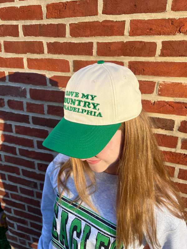 I LOVE MY COUNTRY, PHILADELPHIA DAD HAT