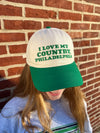 I LOVE MY COUNTRY, PHILADELPHIA DAD HAT