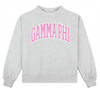 CAMPUS MOCK NECK SORORITY CREWNECK: GAMMA PHI