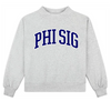 CAMPUS MOCK NECK SORORITY CREWNECK: PHI SIGMA SIGMA