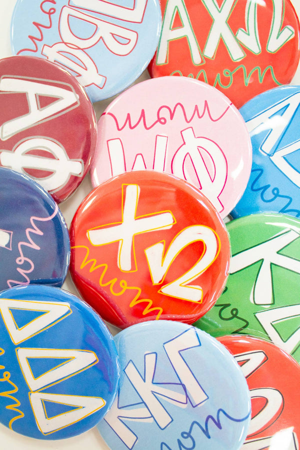 SORORITY MOM GAMEDAY BUTTONS