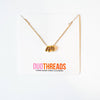 BUBBLE LETTER SORORITY NECKLACE
