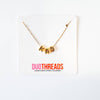 BUBBLE LETTER SORORITY NECKLACE
