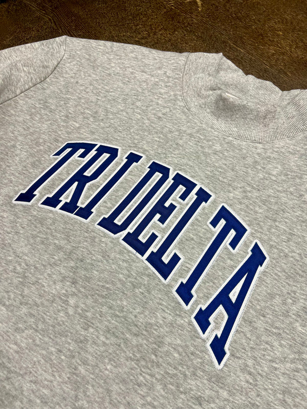 CAMPUS MOCK NECK SORORITY CREWNECK:  DELTA DELTA DELTA