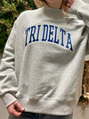 CAMPUS MOCK NECK SORORITY CREWNECK:  DELTA DELTA DELTA
