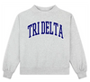 CAMPUS MOCK NECK SORORITY CREWNECK:  DELTA DELTA DELTA