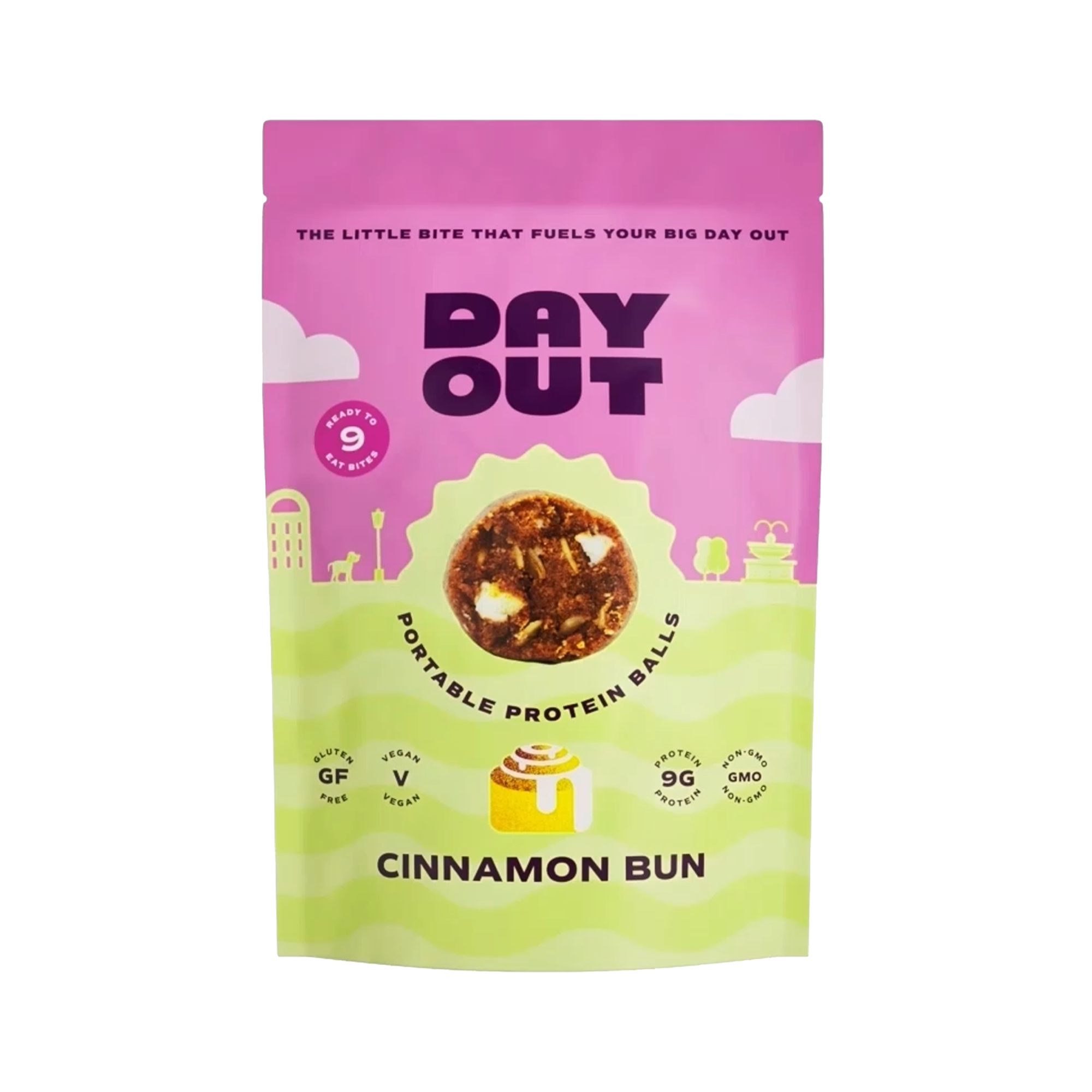 CINNAMON BUN PROTEIN BALLS 4.5 OZ- HEALTHY SNACK