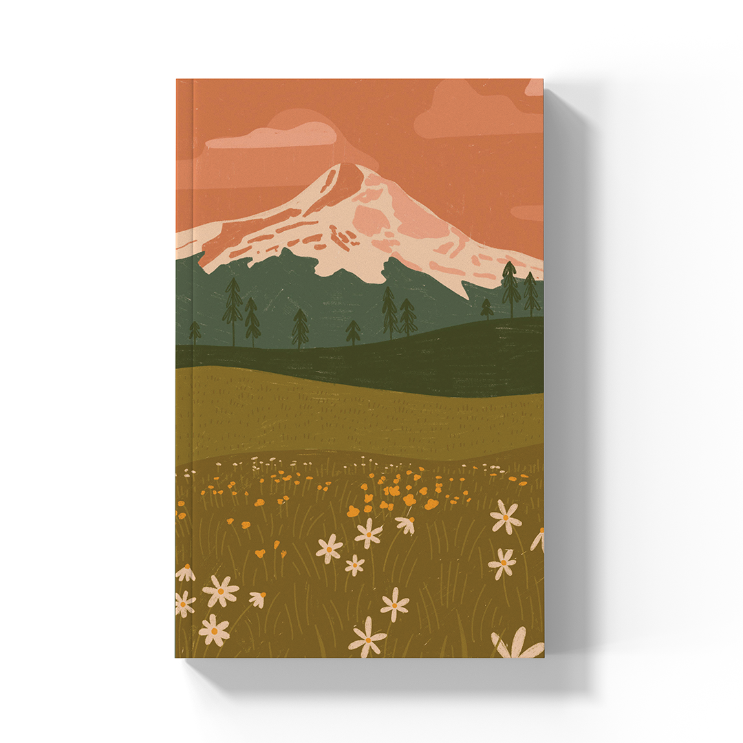ROSY MOUNTAIN SOFT TOUCH CLASSIC LAYFLAT NOTEBOOK