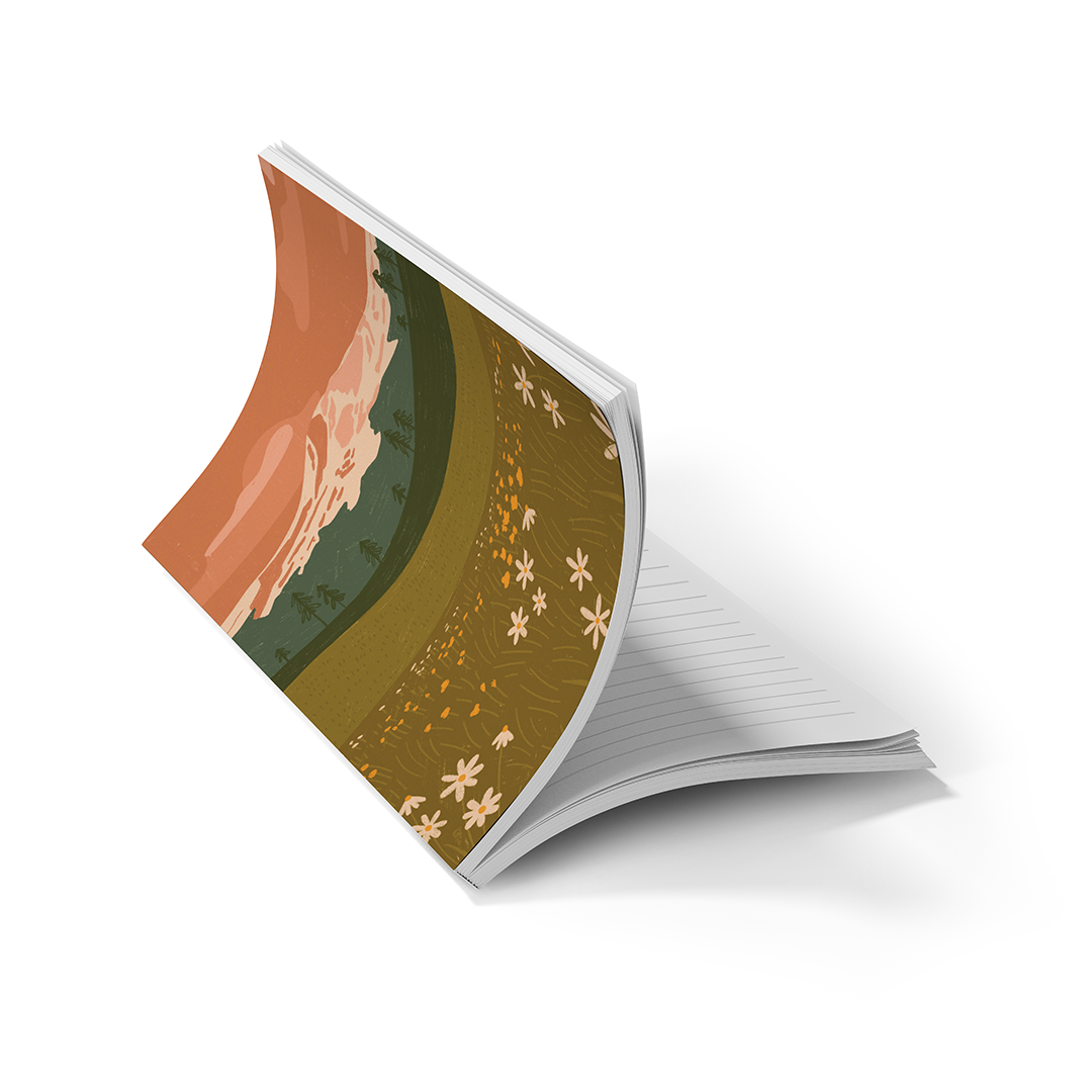 ROSY MOUNTAIN SOFT TOUCH CLASSIC LAYFLAT NOTEBOOK