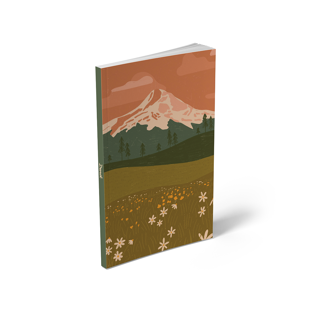 ROSY MOUNTAIN SOFT TOUCH CLASSIC LAYFLAT NOTEBOOK