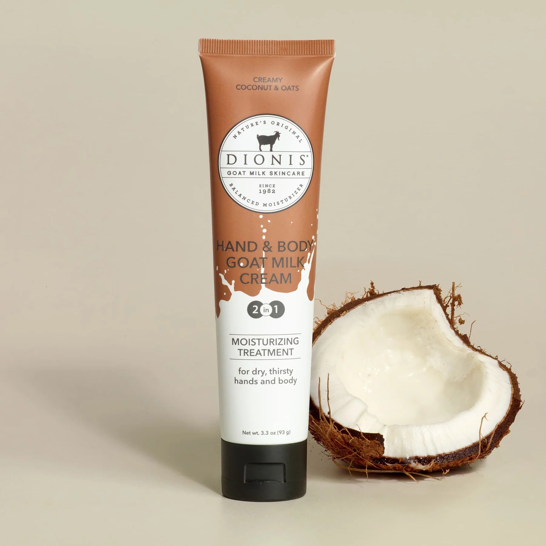 3.3OZ CREAMY COCONUT & OAT HAND CREAM