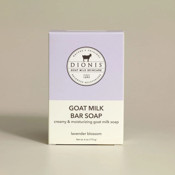 DIONIS LAVENDER BLOSSOM GOAT MILK BAR SOAP, 6 OZ
