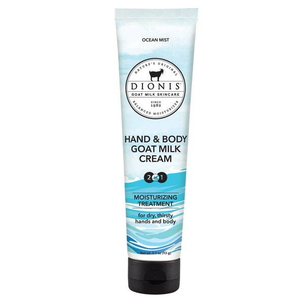 DIONIS OCEAN MIST HAND & BODY GOAT MILK CREAM, 3.3 OZ