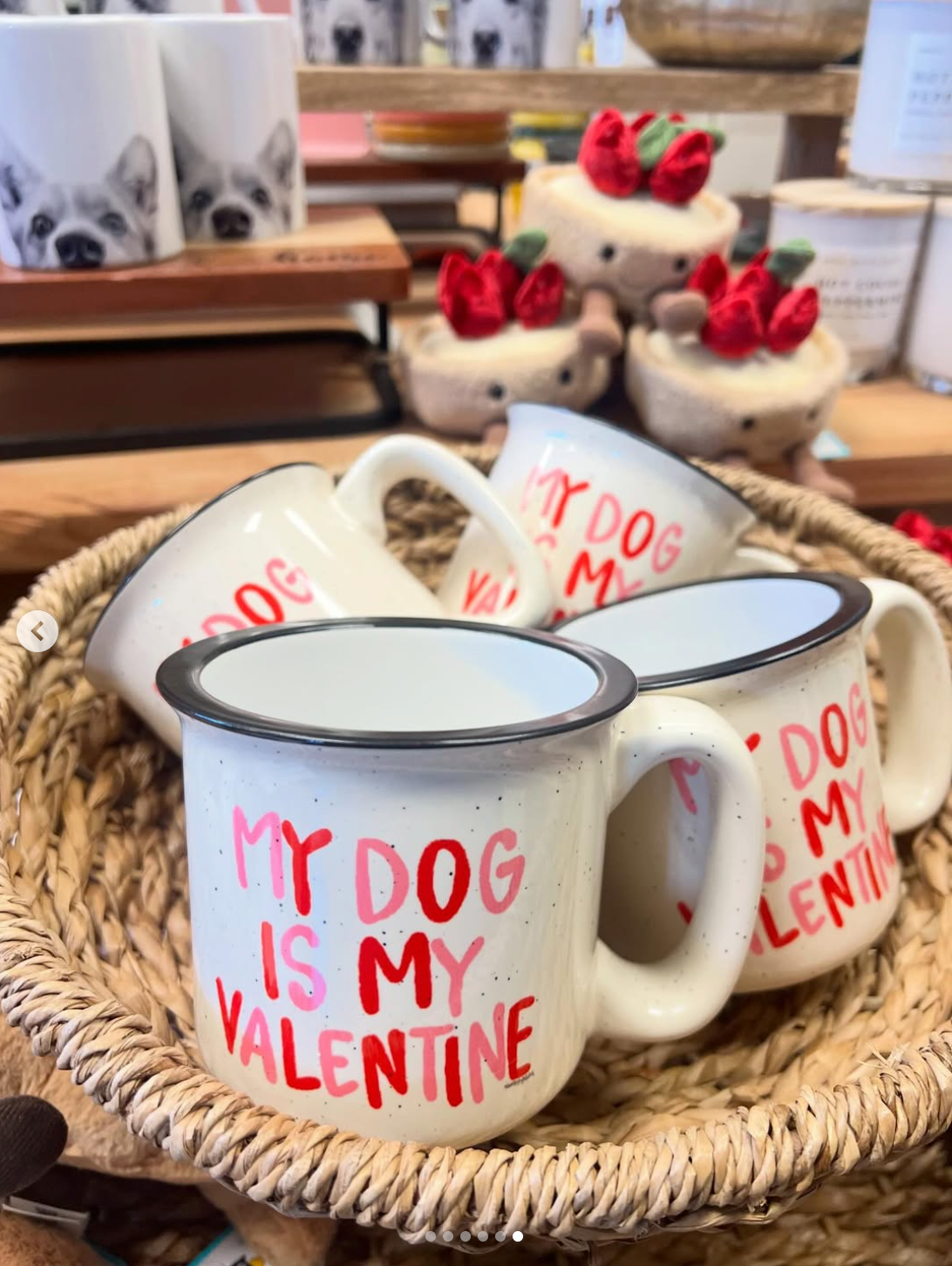 MY DOG IS MY VALENTINE COFFEE MUG