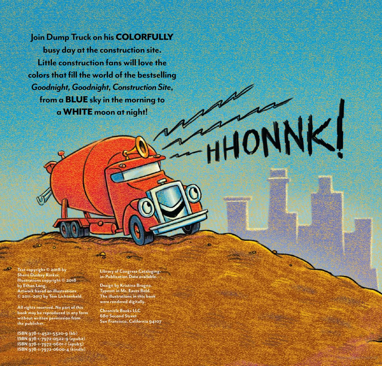 DUMP TRUCK'S COLORS BOARD BOOK
