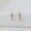 FLORAL-INSPIRED PEARL DROP EARRINGS
