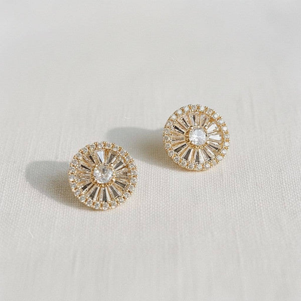VINTAGE GLAMOUR GEMSTONE STUDS