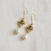 VINTAGE-STYLE GREEN GEMSTONE DROP EARRINGS