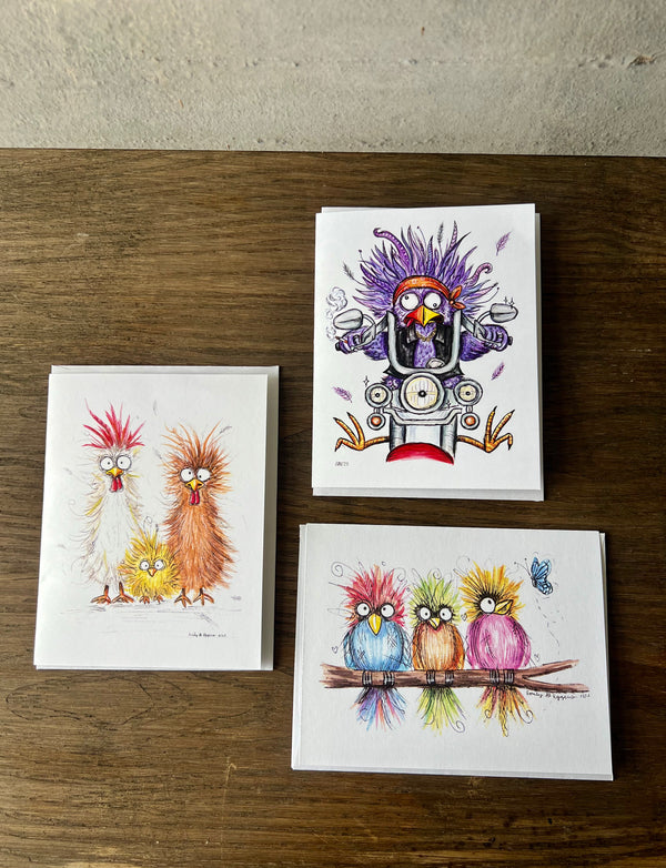 BIRD SERIES CARDS - BLANK INSIDE