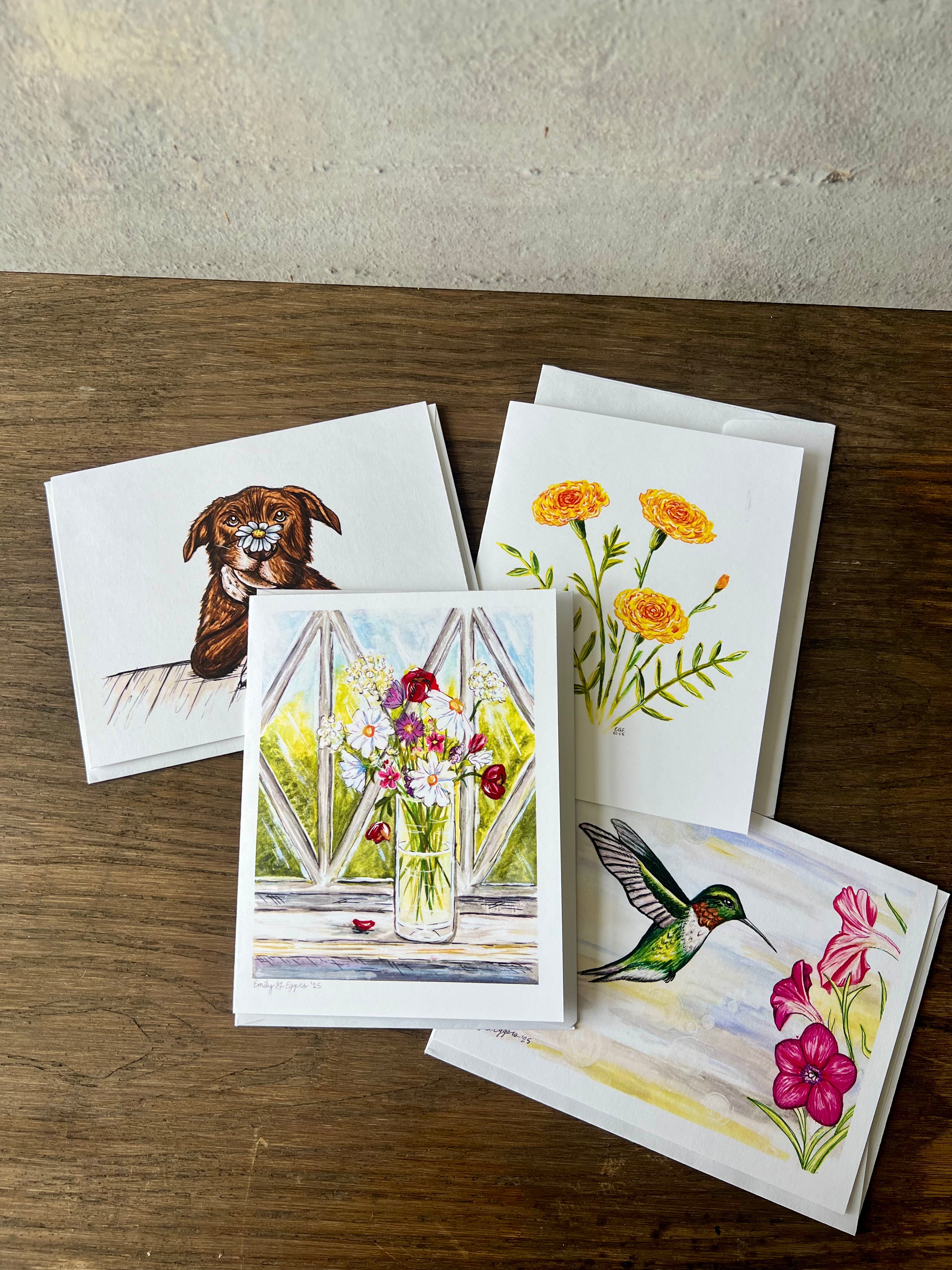 NATURE INSPIRED CARDS - BLANK INSIDE