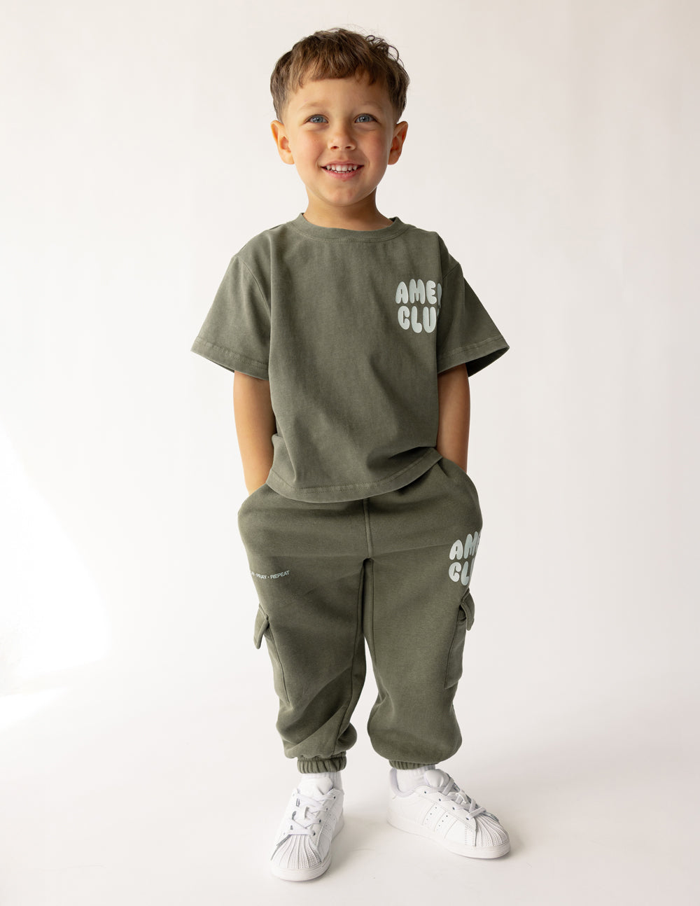 AMEN CLUB KIDS CARGO SWEATPANT