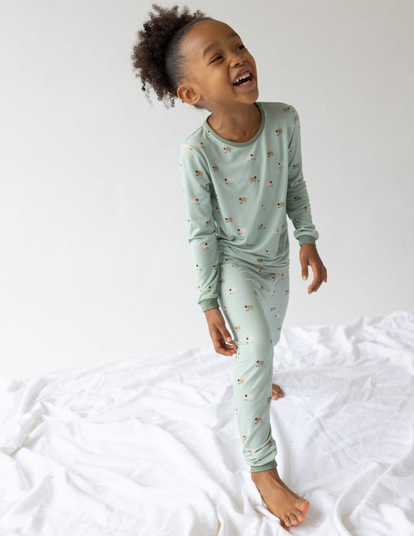 LAMB BAMBOO KIDS PAJAMA SET