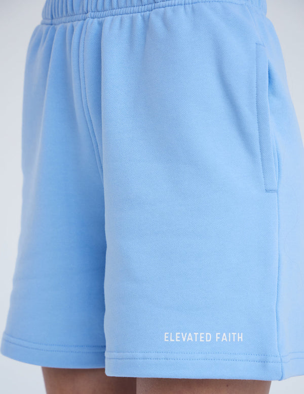 BASICS LAKE BLUE WOMEN'S SHORT